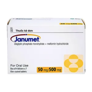 Janumet 50mg/500mg (4 vỉ x 7 viên) - Điều trị  bệnh đái tháo đường tuýp 2