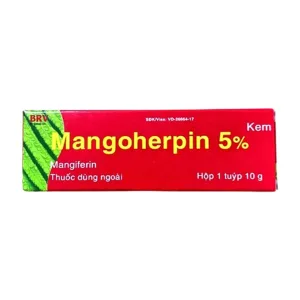 Mangoherpin 5% 10g - Trị nhiễm virus Herpes simplex da