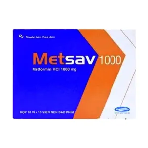 Metsav 1000mg Metformin - Điều trị đái tháo đường