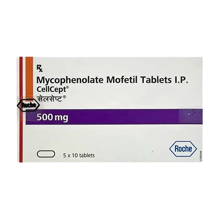 Mycophenolate mofetil (5 vỉ x 10 viên) - Thuốc ức chế miễn dịch CellCept
