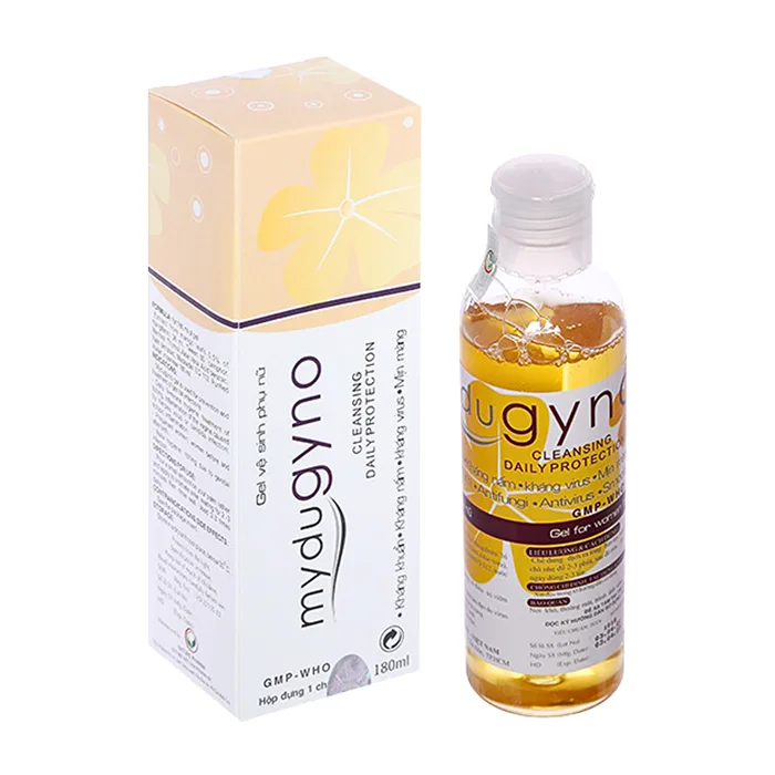 Mydugyno 180ml - Gel vệ sinh phòng và trị viêm nhiễm đường sinh dục