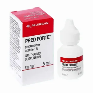 Pred Forte 1% (Prednisolon) - Trị viêm mi mắt, kết mạc, giác mạc lọ
