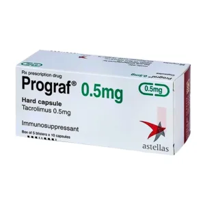 Prograf 0.5mg (5 vỉ x 10 viên) - Thuốc ngừa đào thải sau ghép tạng