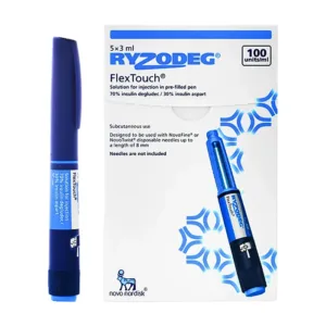Ryzodeg FlexTouch 100U/ml - Trị đái tháo đường (5 cây x 3ml)