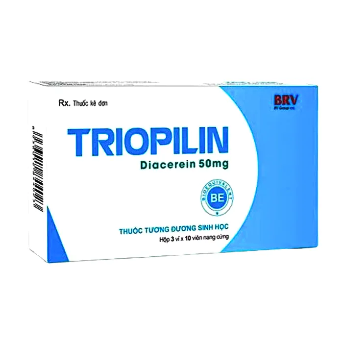 Triopilin 50mg (3 vỉ x 10 viên) - Điều trị triệu chứng thoái hoá khớp