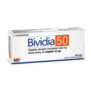 Bividia 50 ( 3 vỉ x 10 viên) - Thuốc điều trị đái tháo đường ở người lớn