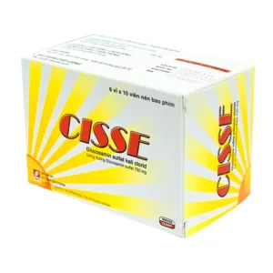 Cisse 750mg (6 vỉ x 10 viên) - Điều trị thoái hóa khớp gối