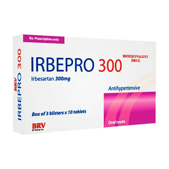Irbepro 300 (3 vỉ x 10 viên) - Điều trị tăng huyết áp vô căn