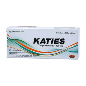 Katies 100 (3 vỉ x 10 viên) - Giúp giảm các cơn đau co thắt hiệu quả