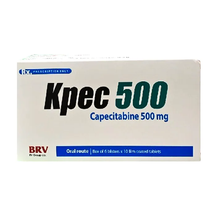 Kpec 500 (6 vỉ x 10 viên) - Điều trị cho bệnh nhân ung thư