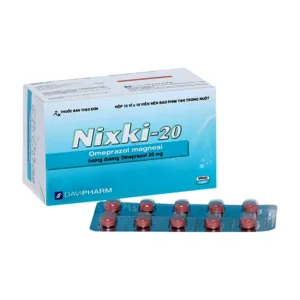 Nixki 20 (10 vỉ x 10 viên) - Thuốc điều trị viêm loét dạ dày tá tràng
