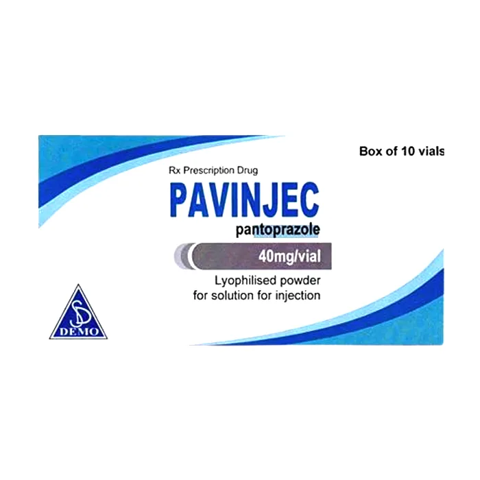 Pavinjec 40mg (hộp 5 lọ) - Thuốc điều trị viêm thực quản trào ngược