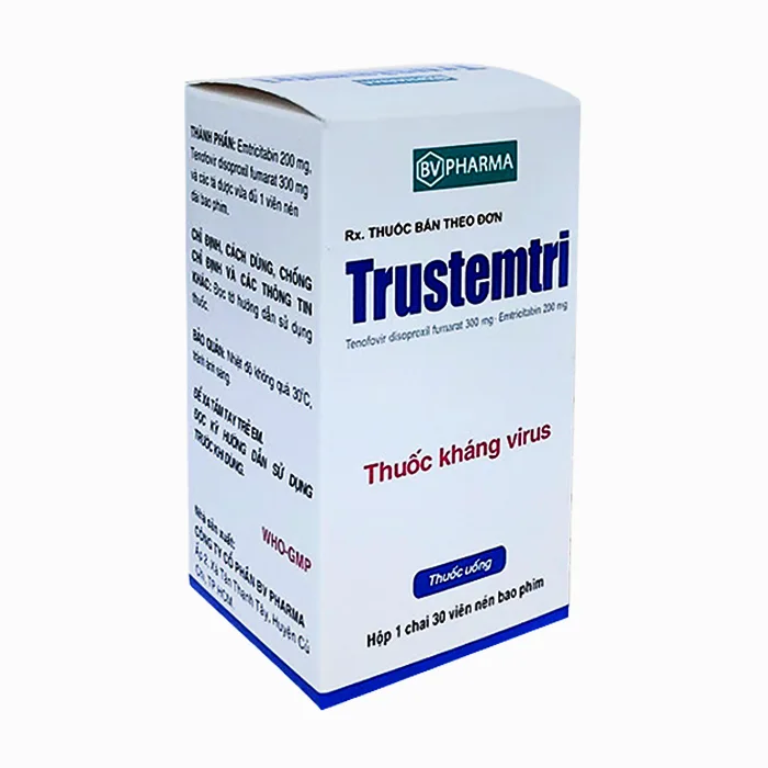 Trustemtri 300 (30 viên) - Điều trị virus gây bệnh như viêm gan B, HIV