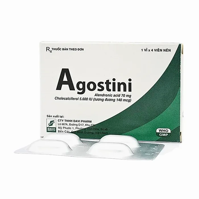 Agostini (1 vỉ x 4 viên) - Điều trị loãng xương