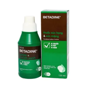 Betadine Gargle & Mouth Wash Mundipharma 125ml - Nước súc miệng