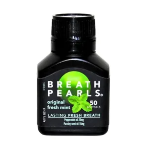 Breath Pearls Original Fresh Mint 50 viên - Viên uống thơm miệng