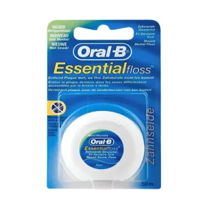 Chỉ nha khoa Oral-B Essential Floss 50m - Giúp loại bỏ mảng bám trên răng