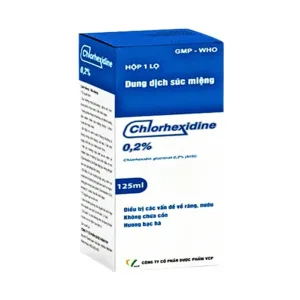 Chlorhexidine 0.2% VCP 125ml - Nước súc miệng