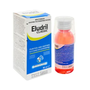 Eludril Classic Pierre Fabre 90ml - Nước súc miệng làm dịu nướu răng