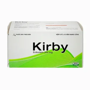 Kirby 300mg (6 vỉ x 10 viên) - Thuốc điều trị viêm phế quản