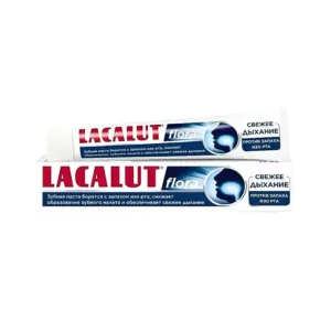 Lacalut Flora 75ml – Kem đánh răng ngừa sâu răng, hơi thở thơm mát
