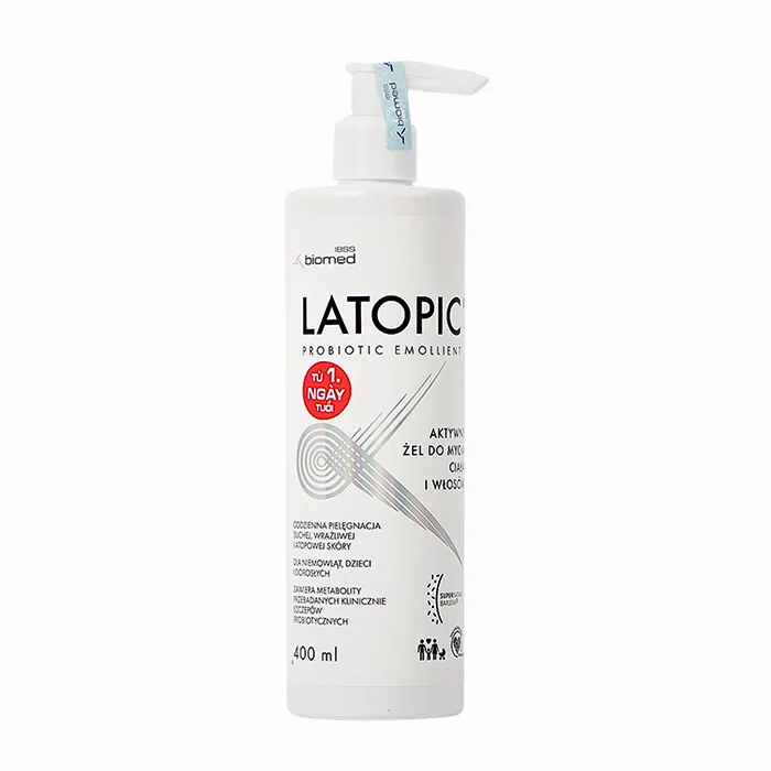 Nhũ tương Latopic Body Lotion (250ml) - Làm dịu da, giảm ngứa, giảm khô