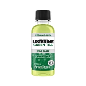 Nước súc miệng Listerine Natural Green Tea 100ml - Diệt khuẩn, thơm miệng chai