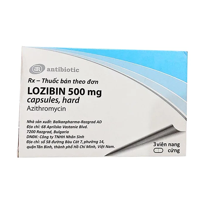 Lozibin 500mg – Thuốc điều trị nhiễm khuẩn