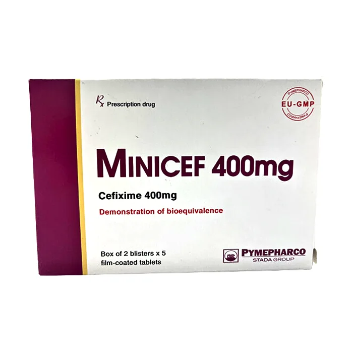 Minicef 400mg (Cefixim) - Điều trị nhiễm khuẩn