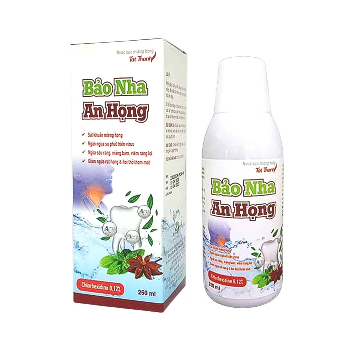 Nước súc miệng Bảo Nha An Họng 250ml