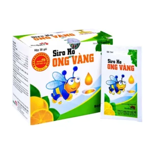 Siro ho Ong Vàng (30 gói x 5ml) - Hỗ trợ làm ấm và sạch họng, giảm ho