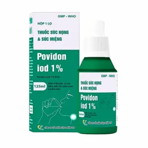 Povidon Iod 1% VCP 125ml – Thuốc súc miệng