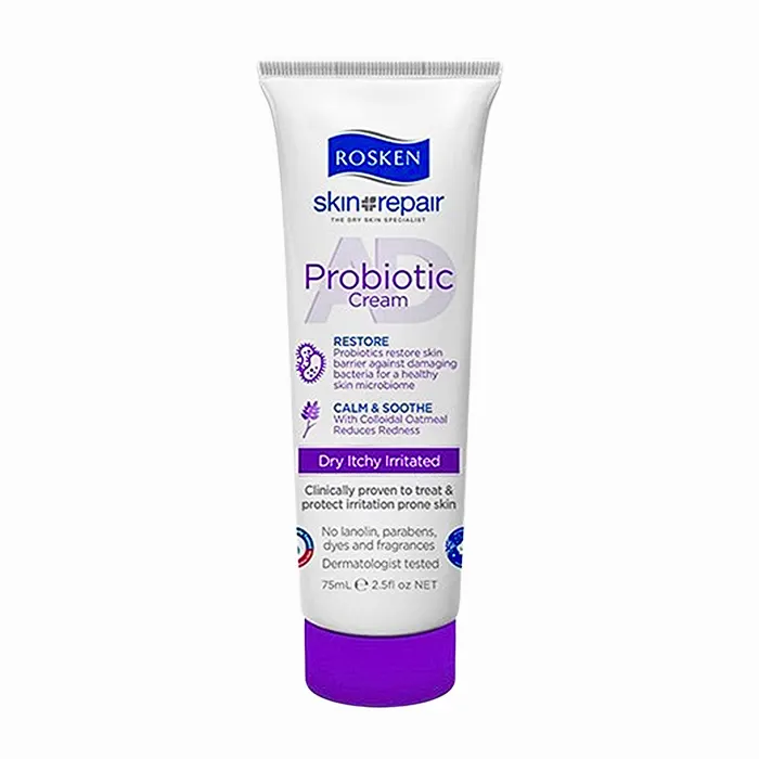 Probiotic cream skin repair 75ml - Kem chăm sóc da viêm, khô, chàm, vảy nến