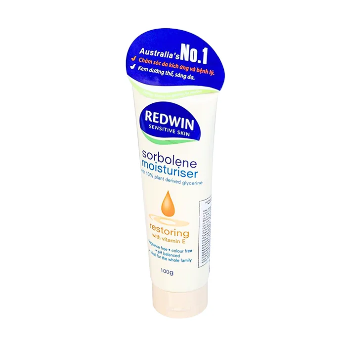 Redwin sorbolene (100g) - Kem dưỡng ẩm hỗ trợ điều trị chàm, vảy nến