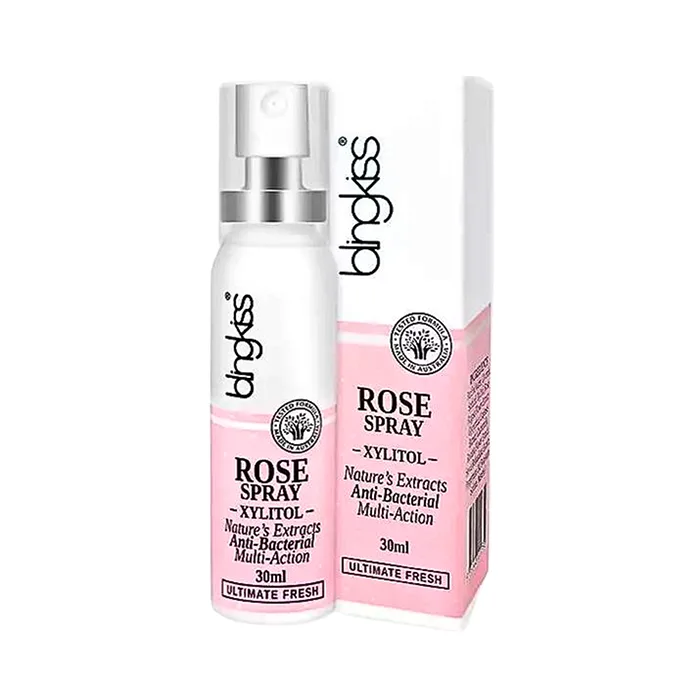 Rose Spray Blingkiss 30ml - Xịt thơm họng