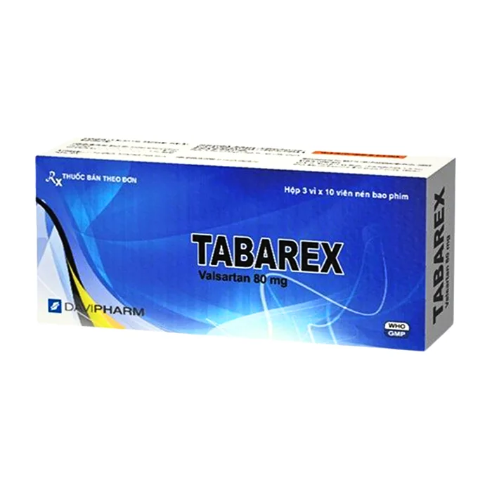 Tabarex 80mg (Valsartan) - Thuốc điều trị tăng huyết áp