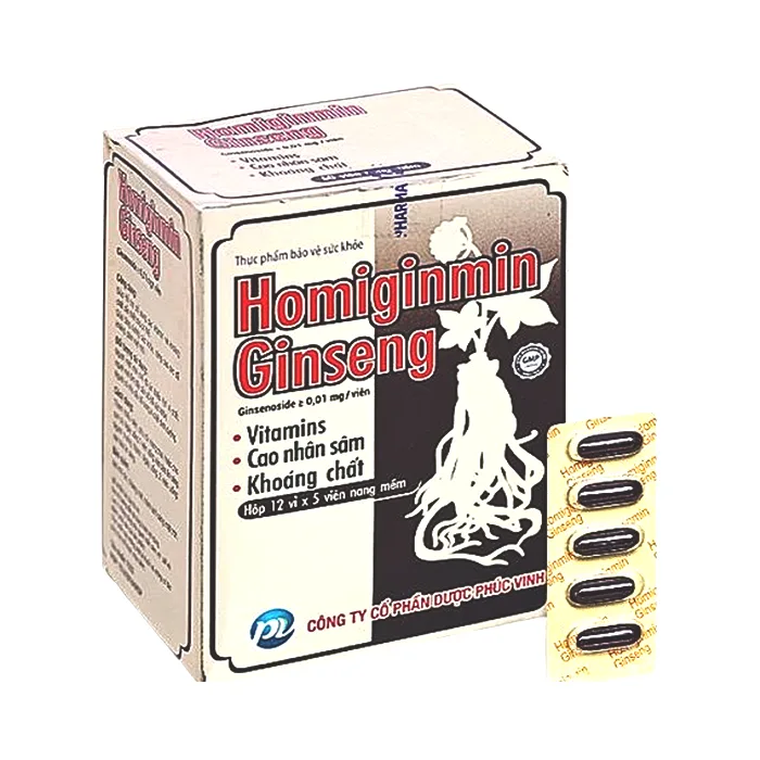 PV Homiginmin Ginseng (60 viên) - Giúp tăng cường sức khỏe