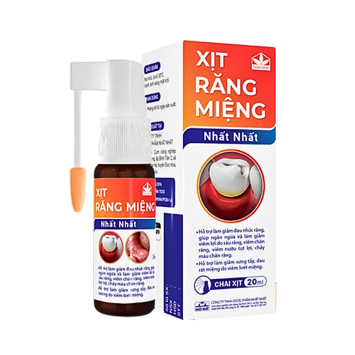 Xịt răng miệng Nhất Nhất 20ml