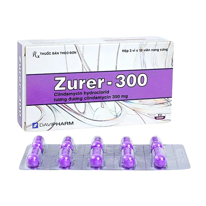 Zurer-300 (3 vỉ x 10 viên) - Thuốc điều trị nhiễm khuẩn