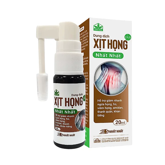 Xịt họng nhất nhất plus 10ml