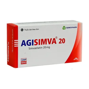 Agisimva 20mg Simvastatin - Điều trị rối loạn mỡ máu