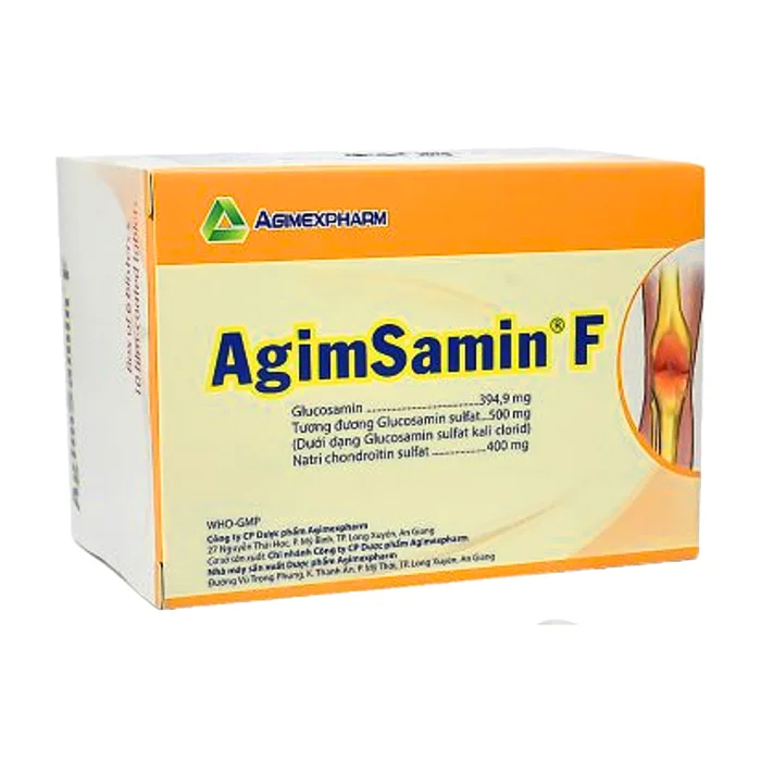Agimsamin F (6 vỉ x 10 viên) - Điều trị thoái hóa khớp