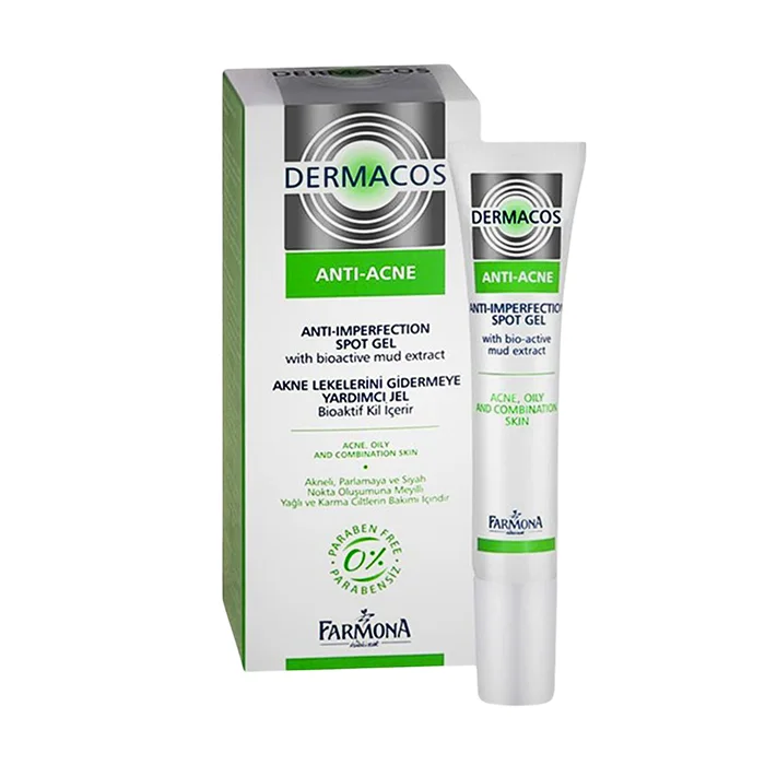 Dermacos Anti-Ance Anti Imperfection Spot Gel (15ml) - Giảm và ngăn ngừa mụn