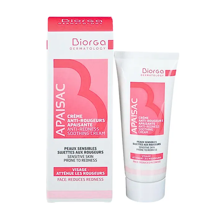 Apaisac Biorga Anti-redness smothing cream 40ml - Kem dưỡng làm dịu da bị ửng đỏ