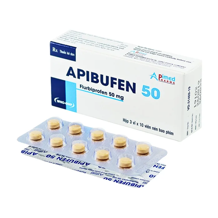 Apibufen 50mg (3 vỉ x 10 viên) - Điều trị đau cơ xương khớp, viêm khớp