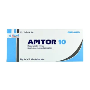Apitor 10mg Rosuvastatin - Thuốc hạ lipid máu, điều trị cholesterol cao