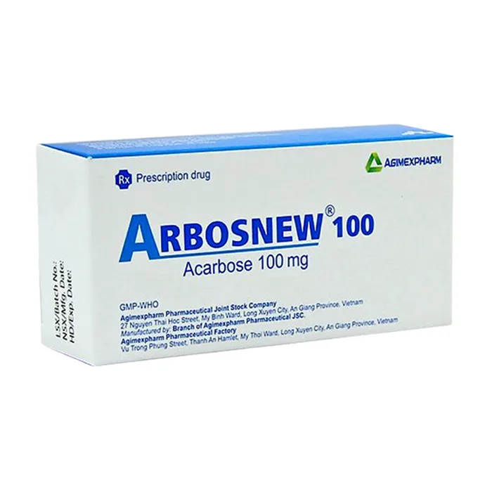 Arbosnew 100 (3 vỉ x 10 viên) - Điều trị bệnh đái tháo đường type 2