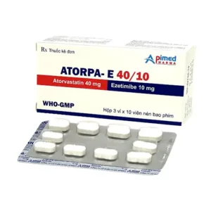 Atorpa-E 40/10 (Ezetimibe/ Atorvastatin) - Phòng ngừa bệnh tim mạch và tăng cholesterol máu