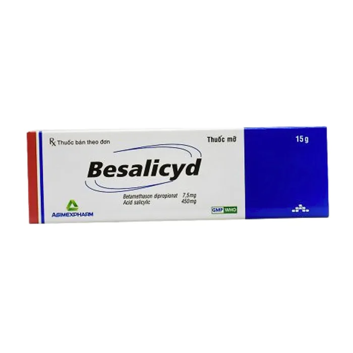 Besalicyd (tuýp 15g) - Điều trị viêm da