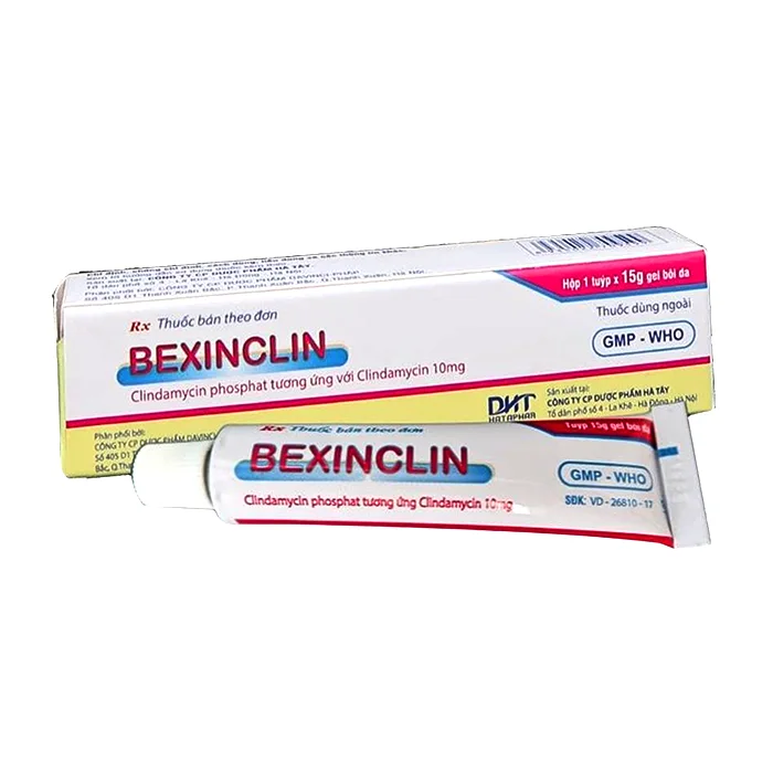 Bexinclin 15g - Điều trị mụn trứng cá